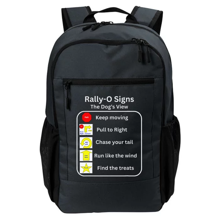 Funny Dog Rally Obedience Daily Commute Backpack