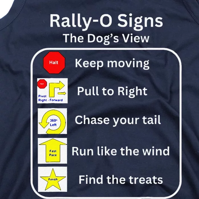 Funny Dog Rally Obedience Tank Top