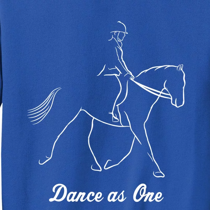 Funny Dressage Riding Horse Show Horseback Equestrian Funny Gift Tall Sweatshirt