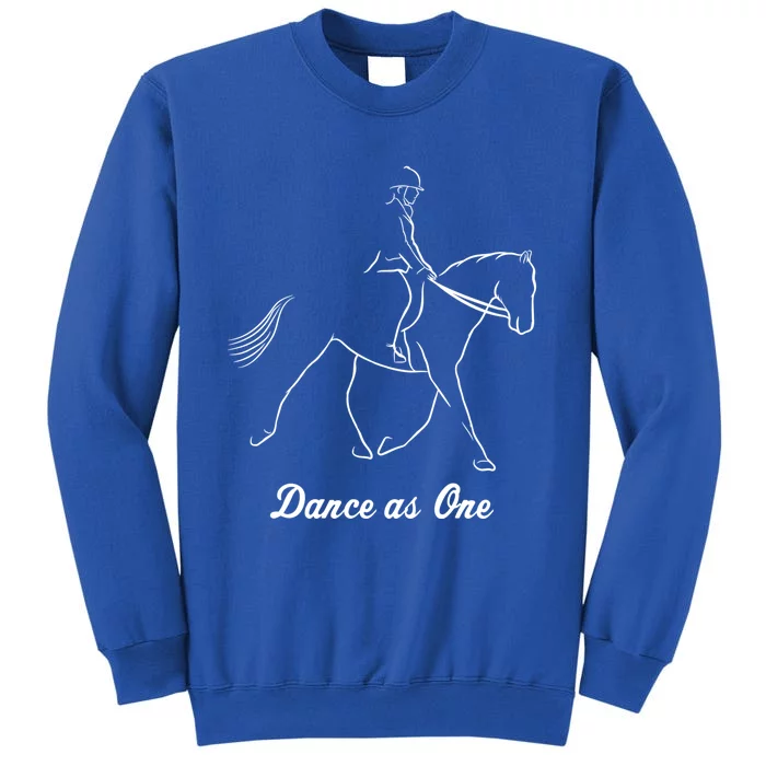 Funny Dressage Riding Horse Show Horseback Equestrian Funny Gift Tall Sweatshirt