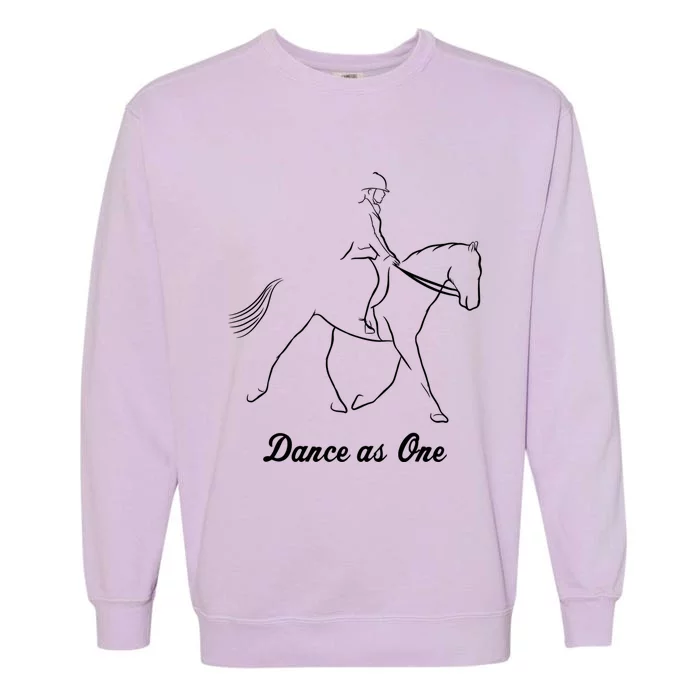 Funny Dressage Riding Horse Show Horseback Equestrian Funny Gift Garment-Dyed Sweatshirt