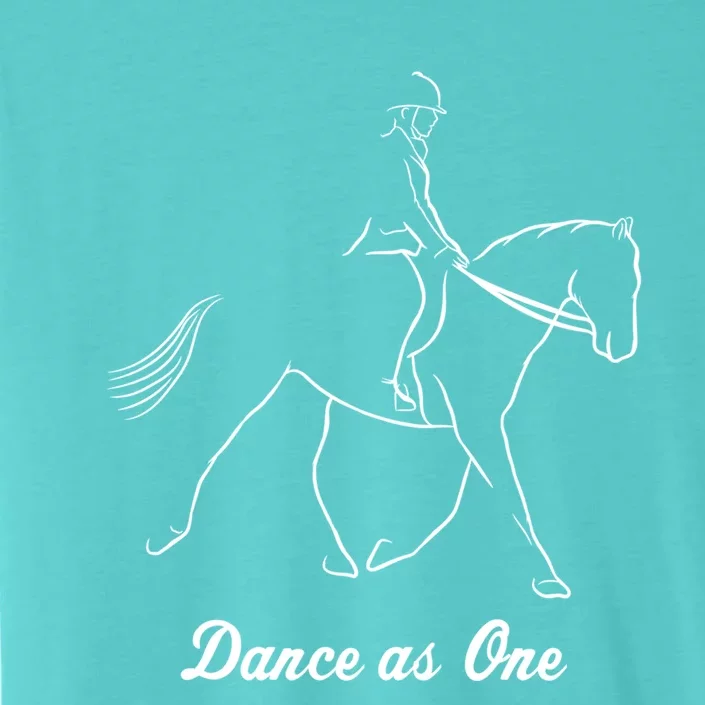 Funny Dressage Riding Horse Show Horseback Equestrian Funny Gift ChromaSoft Performance T-Shirt