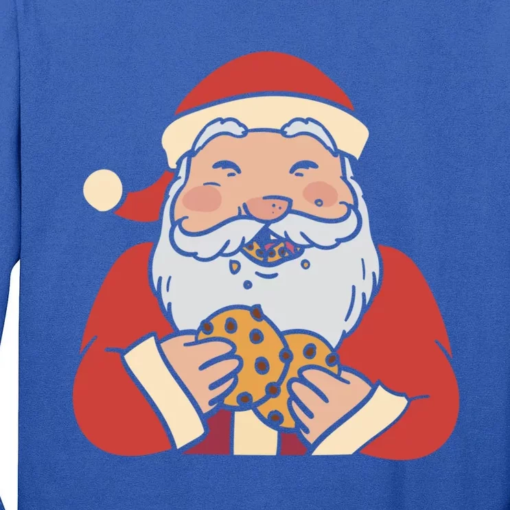 Funny Dubbing Santa Cookie Baker Cookie Lover Great Gift Tall Long Sleeve T-Shirt