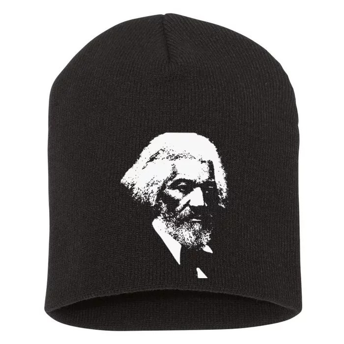 Frederick Douglass Silhouette Black History Month Short Acrylic Beanie