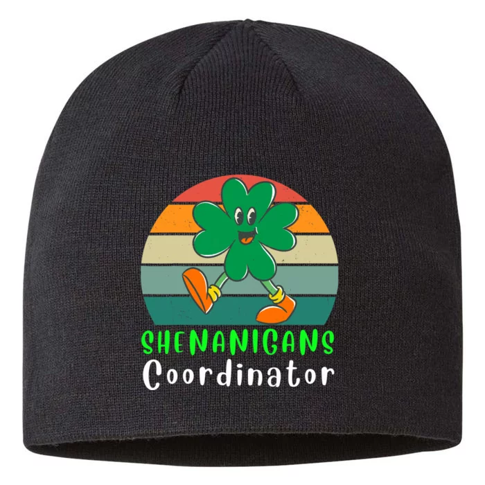 Funny Dabbing Shamrock Shenanigans Leprechaun Unicorn Gnomes 8 1/2in Sustainable Knit Beanie