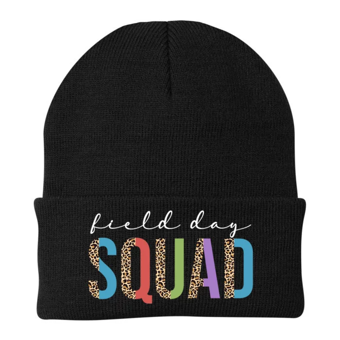 Field Day Squad Cheetah Print Knit Cap Winter Beanie