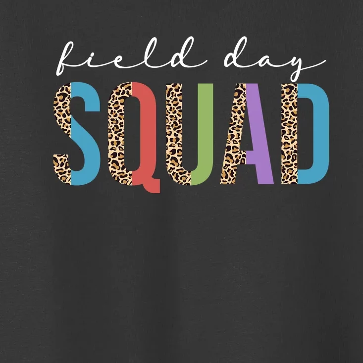 Field Day Squad Cheetah Print Toddler T-Shirt