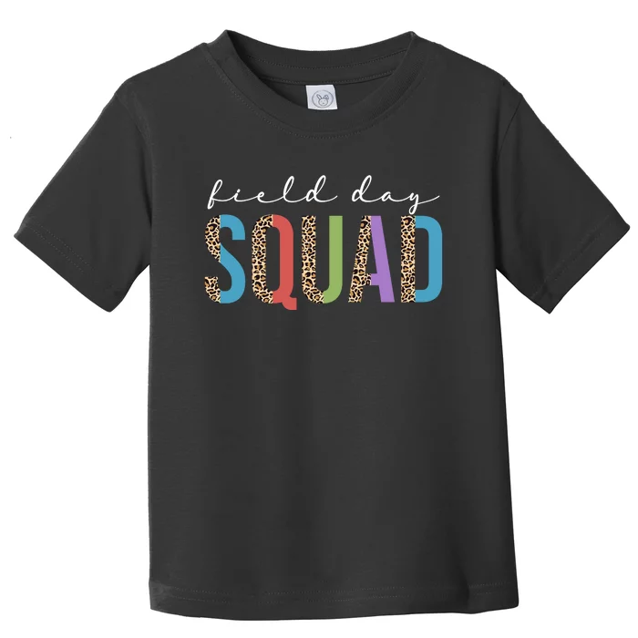 Field Day Squad Cheetah Print Toddler T-Shirt