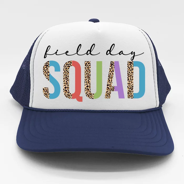 Field Day Squad Cheetah Print Trucker Hat