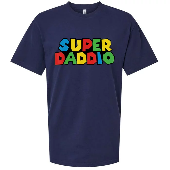 Fathers Day Super Daddio Sueded Cloud Jersey T-Shirt