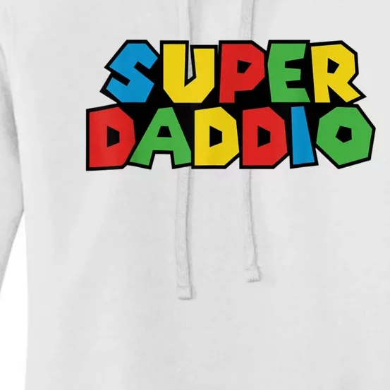 Fathers Day Super Daddio Women's Pullover Hoodie