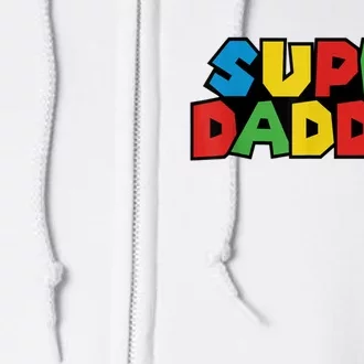 Fathers Day Super Daddio Full Zip Hoodie