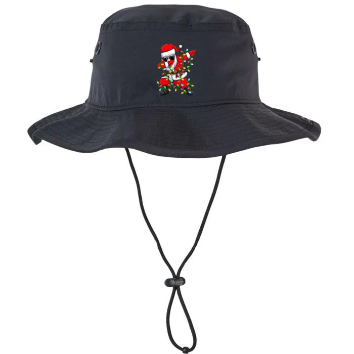 Festive Dabbing Santa with Xmas Lights Perfect Holiday Gifts Legacy Cool Fit Booney Bucket Hat