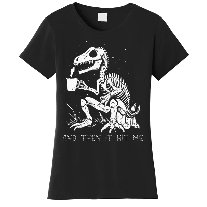 Funny Dinosaur Skeleton Costume Goth Women's T-Shirt