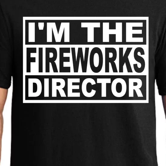 Fireworks Director Square Graphic Gift Pajama Set