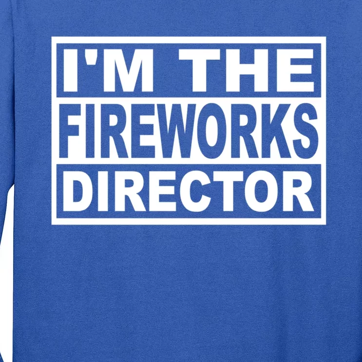 Fireworks Director Square Graphic Gift Tall Long Sleeve T-Shirt