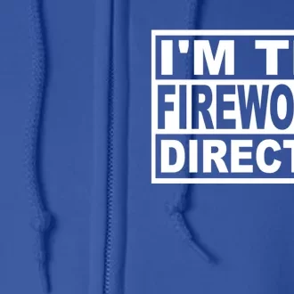 Fireworks Director Square Graphic Gift Full Zip Hoodie