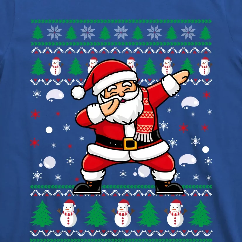 Funny Dabbing Santa Hat Ugly Christmas Tree Xmas Gift T-Shirt