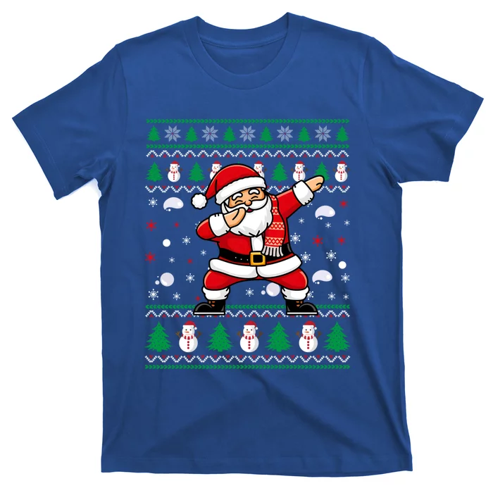 Funny Dabbing Santa Hat Ugly Christmas Tree Xmas Gift T-Shirt