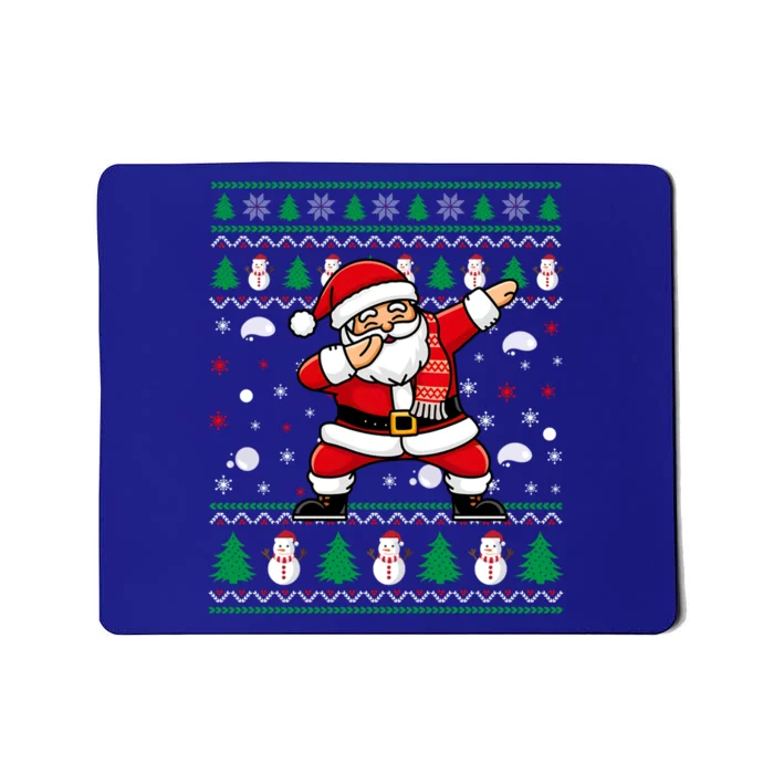 Funny Dabbing Santa Hat Ugly Christmas Tree Xmas Gift Mousepad