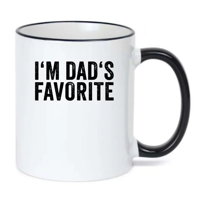 Favorite Daughter Son Child Boy Girl Im Dads Favorite Black Color Changing Mug