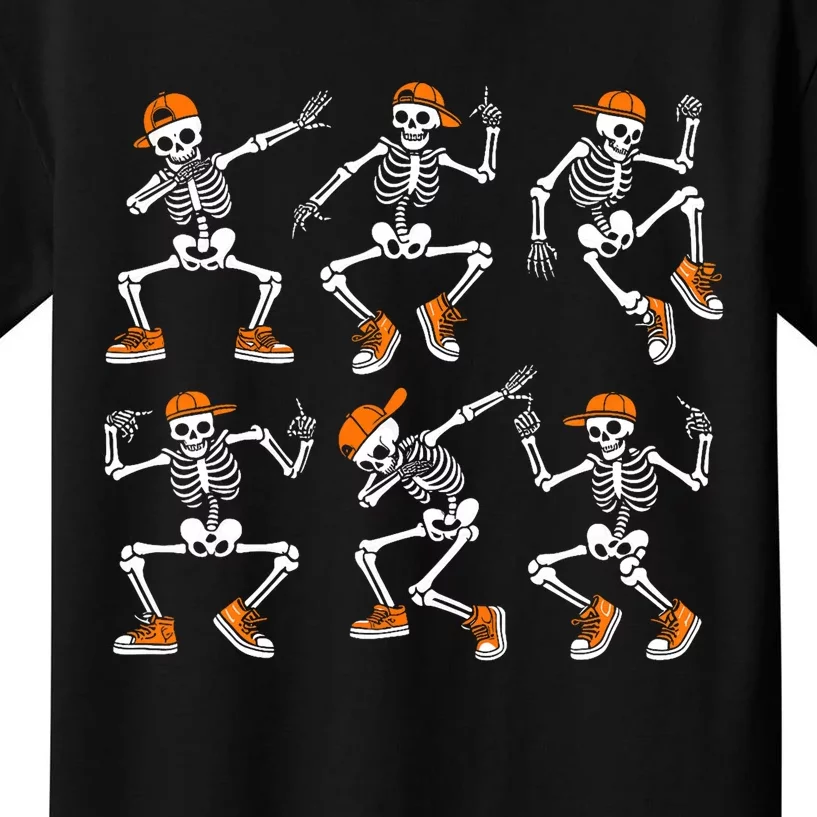 Funny Dancing Skeletons Halloween Skeleton Dance Halloween Kids T-Shirt