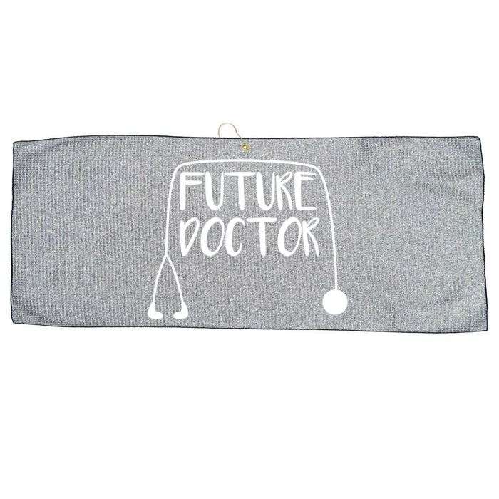 Future Doctor Stethoscope Medical Student Gift Large Microfiber Waffle Golf Towel