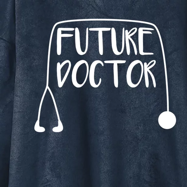 Future Doctor Stethoscope Medical Student Gift Hooded Wearable Blanket