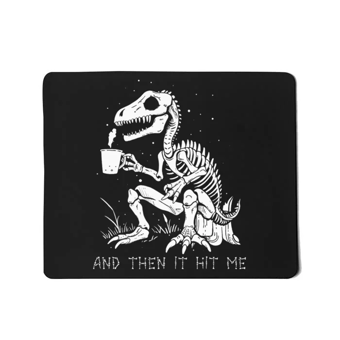 Funny Dinosaur Skeleton Costume Goth Mousepad