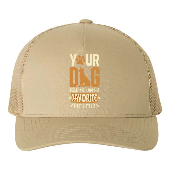 Funny Dog Sitter Pet Sitting Watcher Pet Sitter Yupoong Adult 5-Panel Trucker Hat