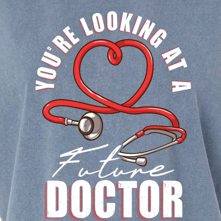 Future Doctor Student Medical School In Training Gift Garment-Dyed Women's Muscle Tee