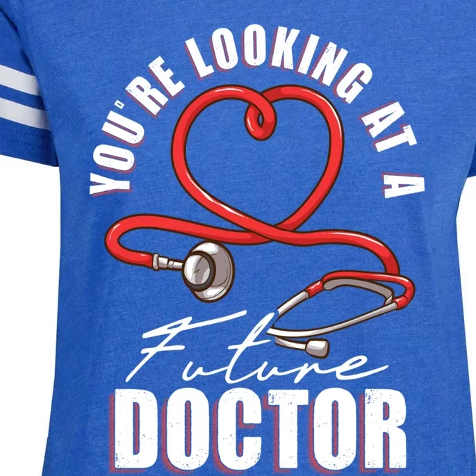 Future Doctor Student Medical School In Training Gift Enza Ladies Jersey Football T-Shirt