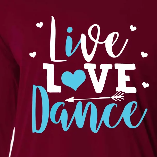 Funny Dancing Saying Dancer Dancing Lover Dance Cooling Performance Long Sleeve Crew