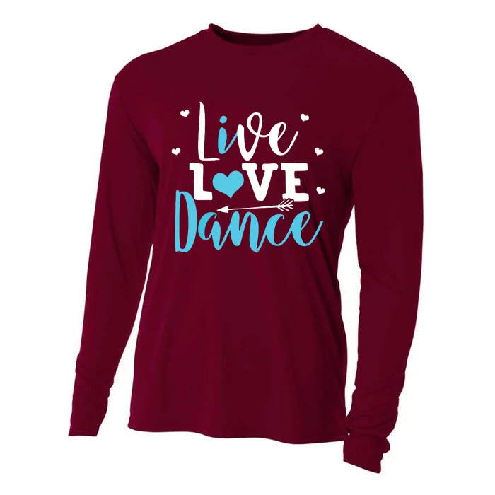 Funny Dancing Saying Dancer Dancing Lover Dance Cooling Performance Long Sleeve Crew