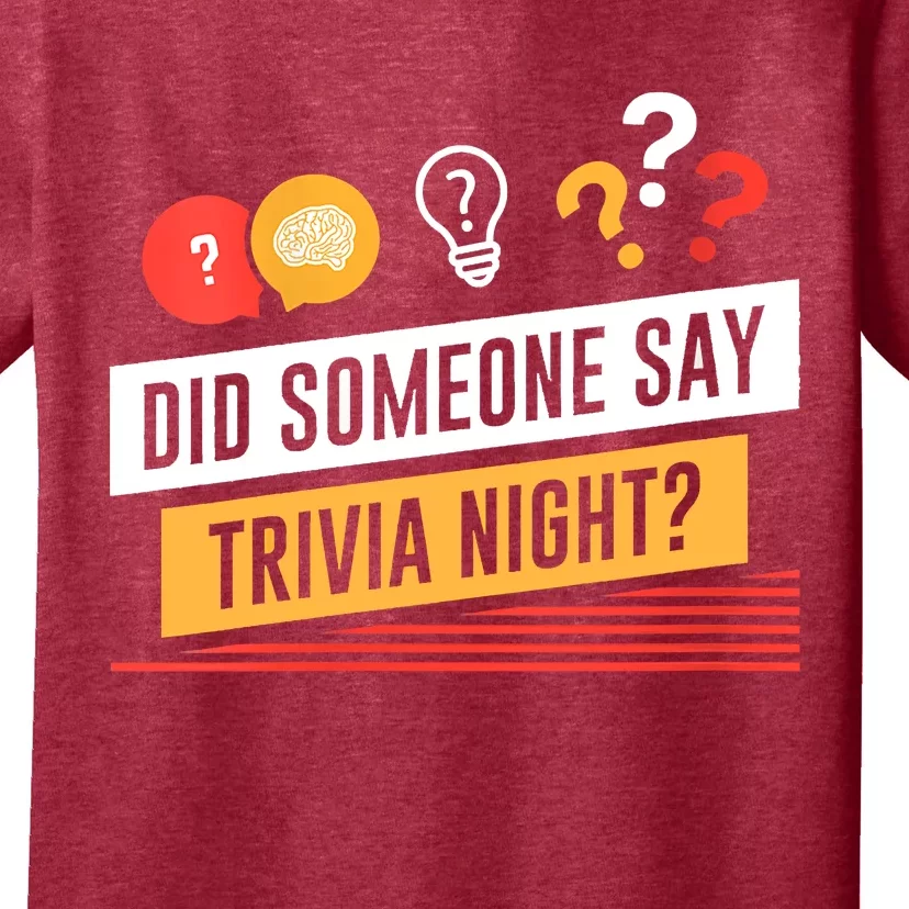 Funny Did Someone Say Trivia Night Pub Quiz Trivia T-Shirt