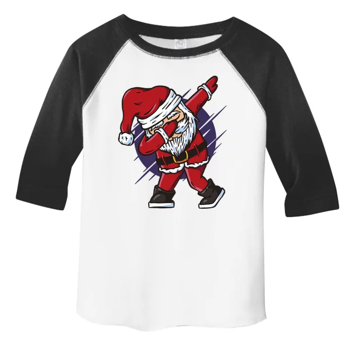 Funny Dabbing Santa Claus Dab Color Christmas Holiday Dance Cool Gift Toddler Fine Jersey T-Shirt