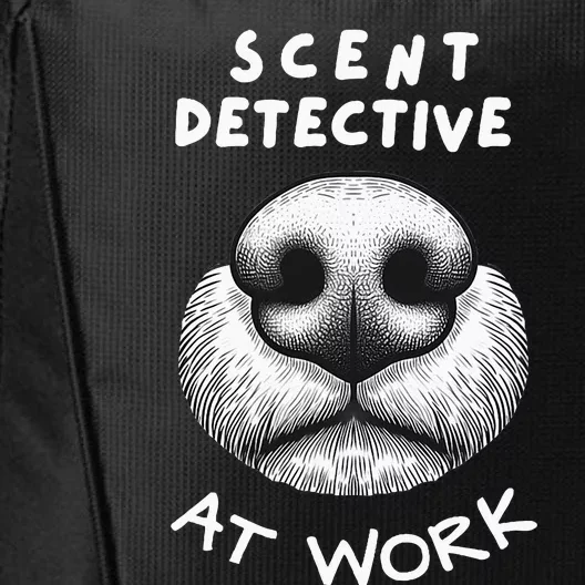 Fun Dog Scent Design Scent Detective At Work City Backpack