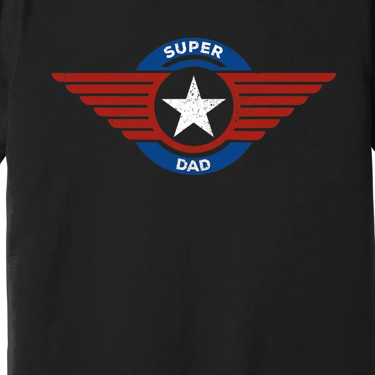 Father's Day Super Hero Dad Father and Protector Premium T-Shirt