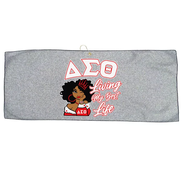 Funny Delta Sigma Theta Sorority Paraphernalia Delta 1913 Hbcu Large Microfiber Waffle Golf Towel