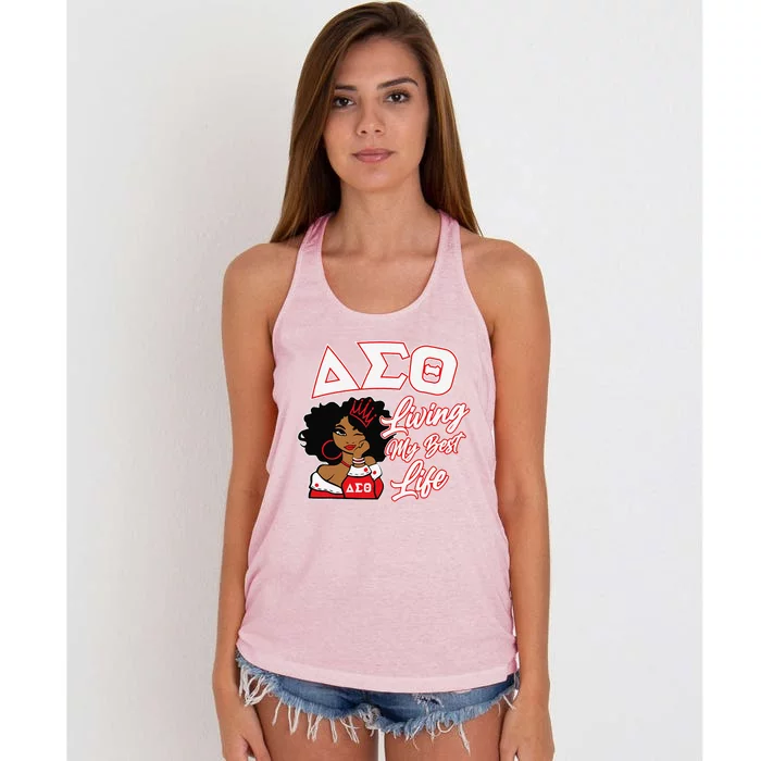 Funny Delta Sigma Theta Sorority Paraphernalia Delta 1913 Hbcu Women's Knotted Racerback Tank