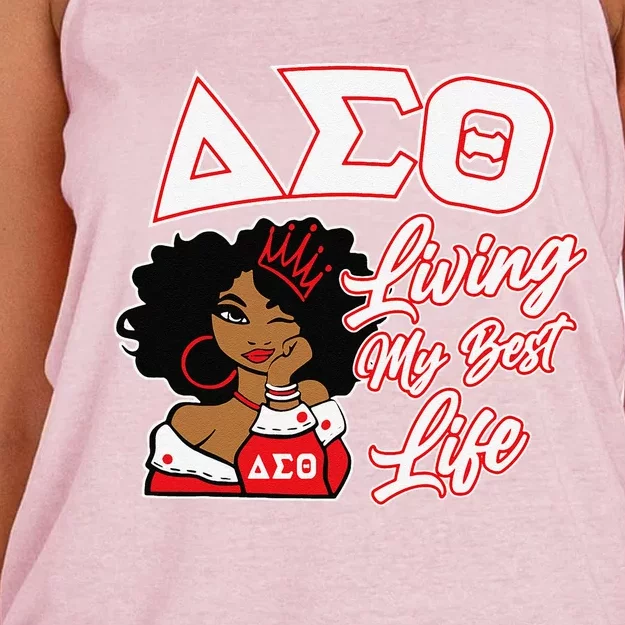 Funny Delta Sigma Theta Sorority Paraphernalia Delta 1913 Hbcu Women's Knotted Racerback Tank