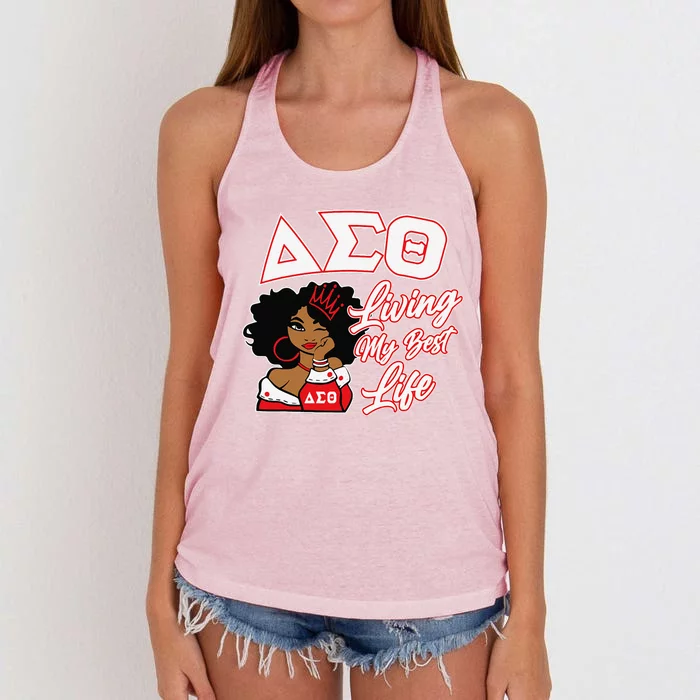 Funny Delta Sigma Theta Sorority Paraphernalia Delta 1913 Hbcu Women's Knotted Racerback Tank