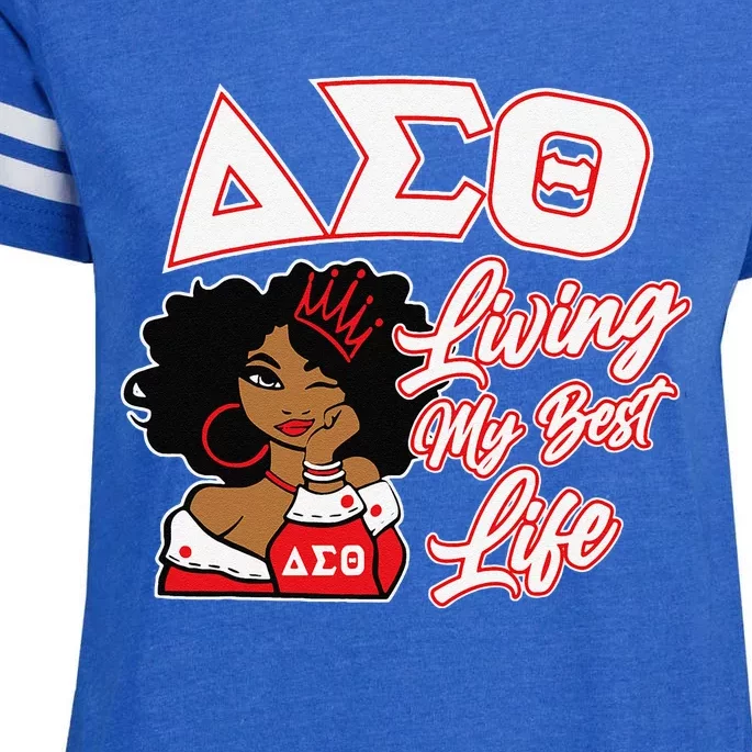 Funny Delta Sigma Theta Sorority Paraphernalia Delta 1913 Hbcu Enza Ladies Jersey Football T-Shirt