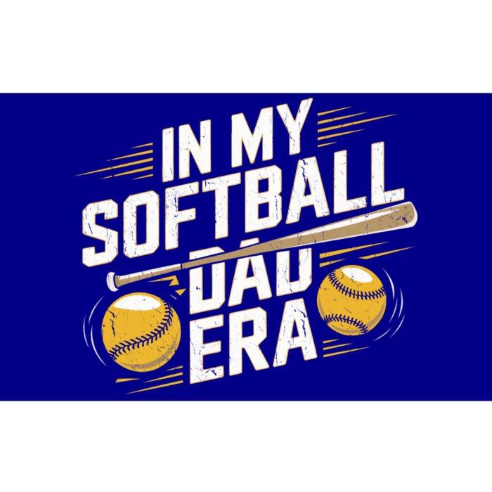 FatherS Day Softball In My Softball Dad Era Softball Dads Gift Bumper Sticker