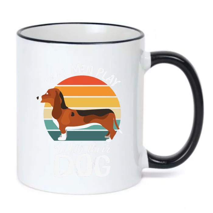 Funny Dog Slogan Funny Dog Lover Retro Sunset Dog Quote Black Color Changing Mug