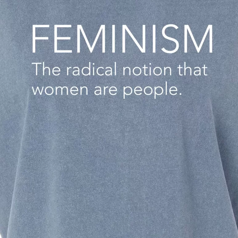 Feminism Definition Strong And Equal Rights Gift Garment-Dyed Women's Muscle Tee