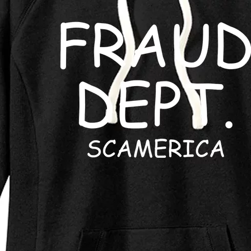 Fraud Dept Scam America Women's Fleece Hoodie