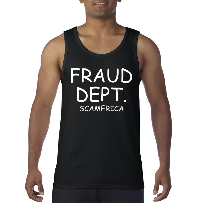 Fraud Dept Scam America Tank Top