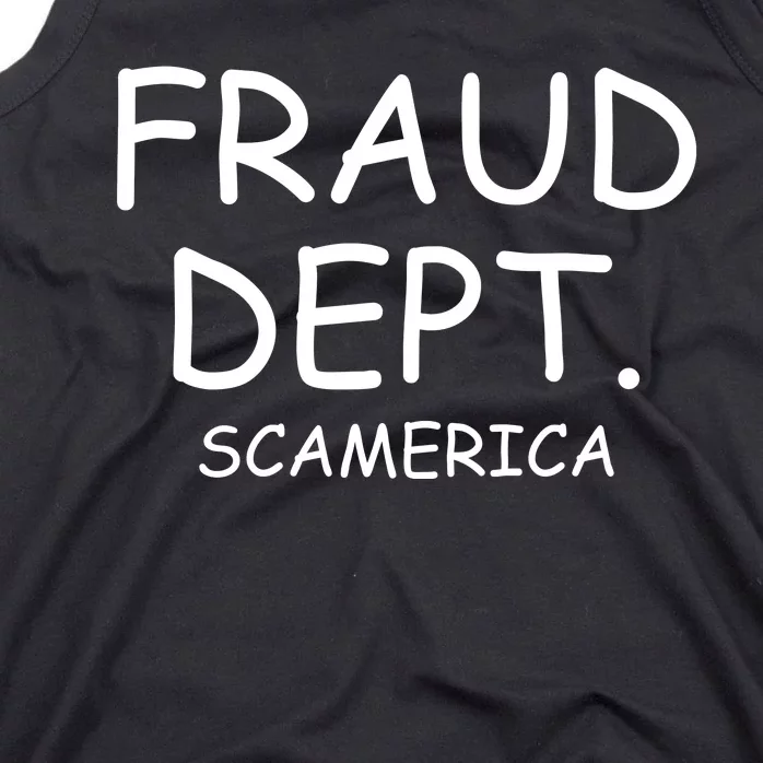 Fraud Dept Scam America Tank Top