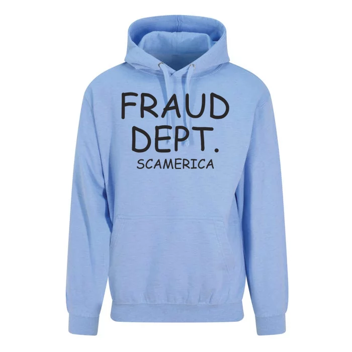 Fraud Dept Scam America Unisex Surf Hoodie